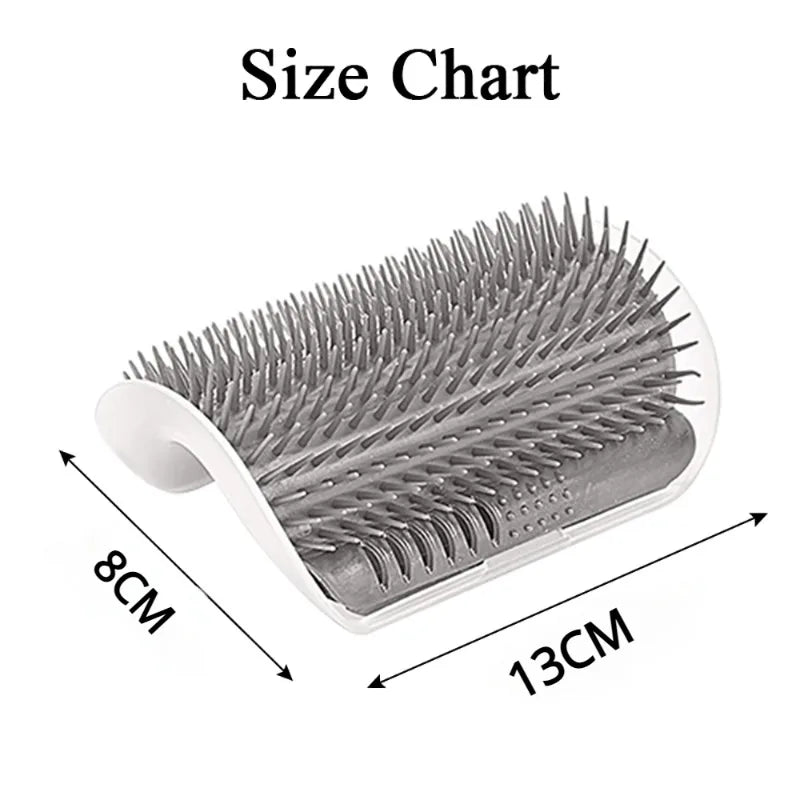 Pet Cat Corner Scrubber Massager Cat Scratching Scratching Scratcher Cat Brush Comb Massage Corner Brush Pet Supplies