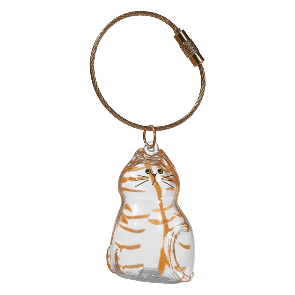 Transparent Cat Hair Storage Box Pendant Cat Hair Capsule Commemorative Collection Bag Pendant Keychain Cat Accessories