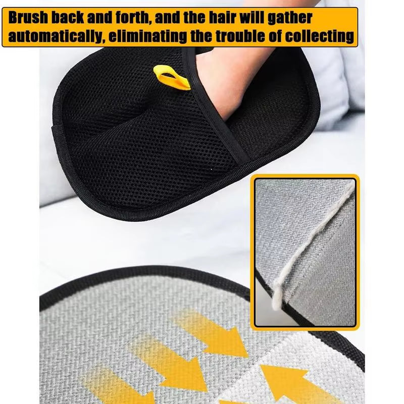 Pet Grooming Gloves Double-Sided Grooming Gloves for Pets Gentle Deshedding Mitt Massager Grooming Gloves for Long and Short