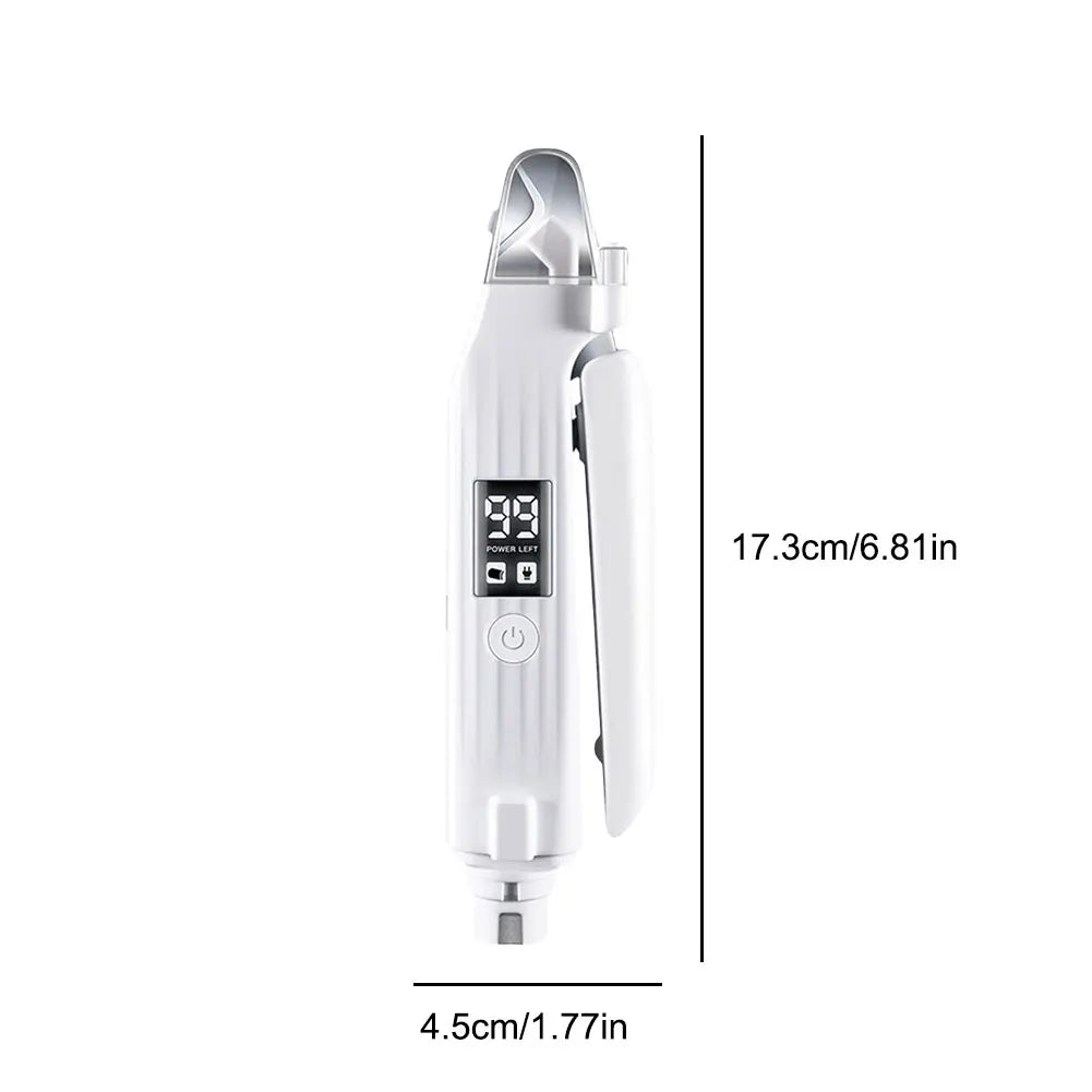 2 in 1 Electric Dog Nail Grinder and Clipper Rechargeable Dog Nail Trimmer and Grinder Quiet and Low Vibration with LED Lights