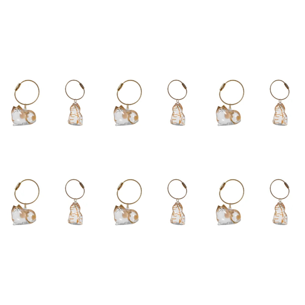 Transparent Cat Hair Storage Box Pendant Cat Hair Capsule Commemorative Collection Bag Pendant Keychain Cat Accessories