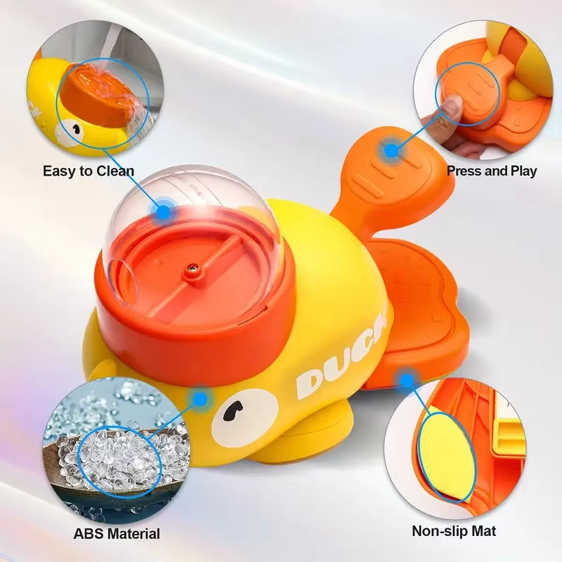 Yellow Duck-Shaped Interactive Dog Treat Dispenser Durable Plastic Training Dogtoy Puzzle Slow Feeder Dog Entertainment Toy