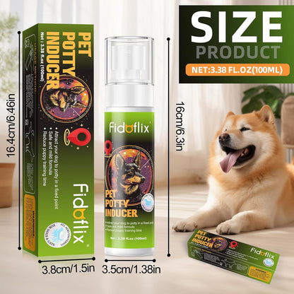 Dog Potty Training Spray,Pee Here Spray for Dogs Indoor & Outdoor,Dog Pee Attractant Spray,Training Spray for Dogs to Pee in One Spot,Prevent Your Pet from Soiling the Carpet,120Ml
