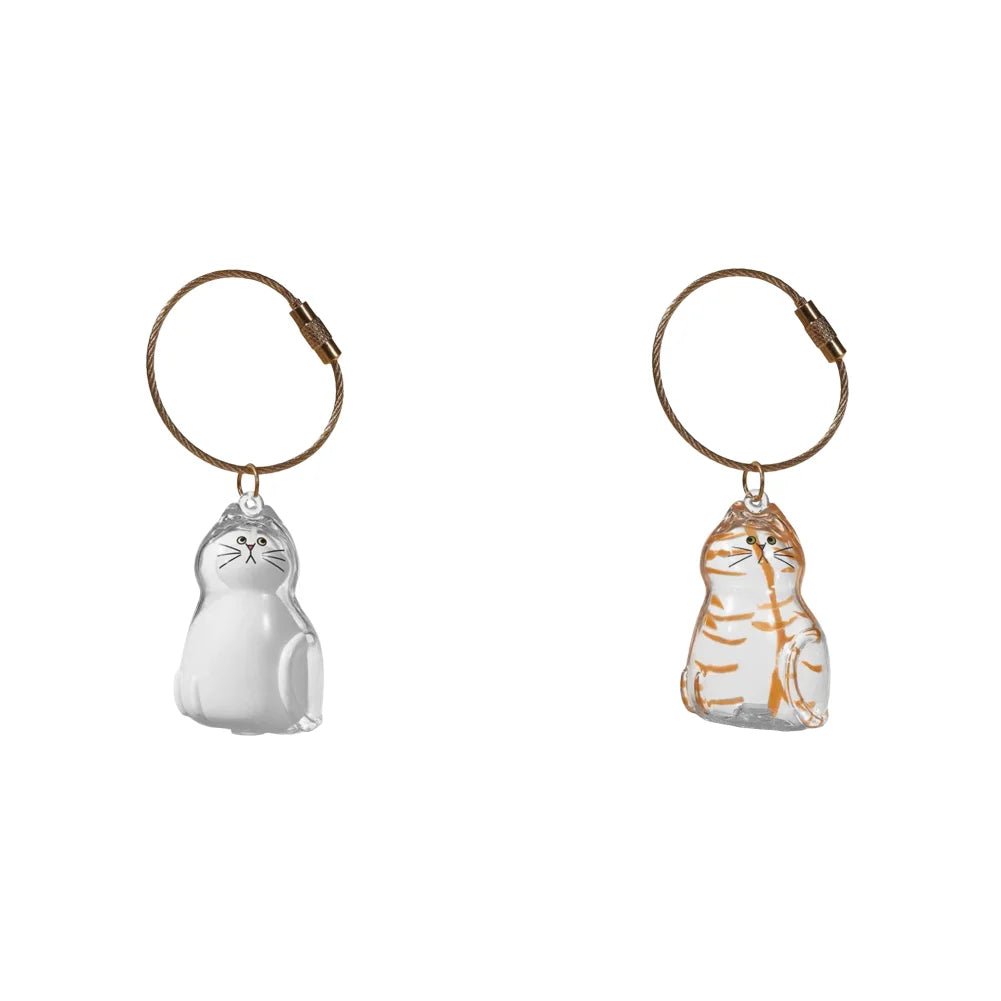 Transparent Cat Hair Storage Box Pendant Cat Hair Capsule Commemorative Collection Bag Pendant Keychain Cat Accessories