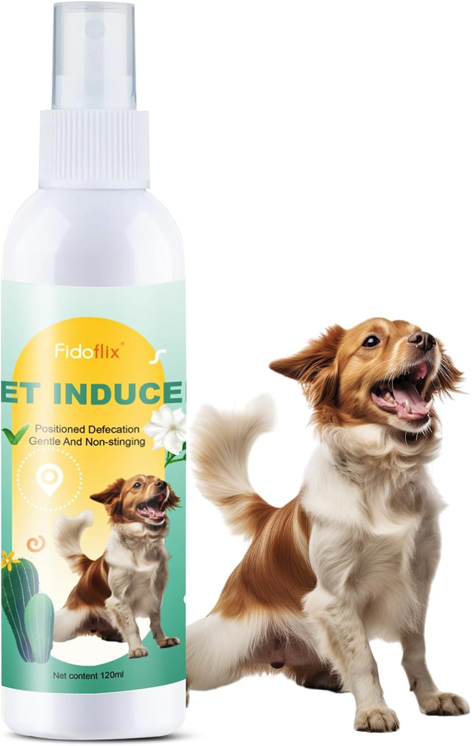 Dog Potty Training Spray,Pee Here Spray for Dogs Indoor & Outdoor,Dog Pee Attractant Spray,Training Spray for Dogs to Pee in One Spot,Prevent Your Pet from Soiling the Carpet,120Ml