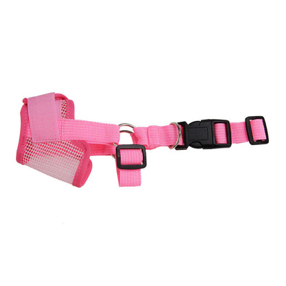 Dog Muzzle Mouth Cover anti Bite Barking Chewing Mesh Mask Small Large Pet Cat