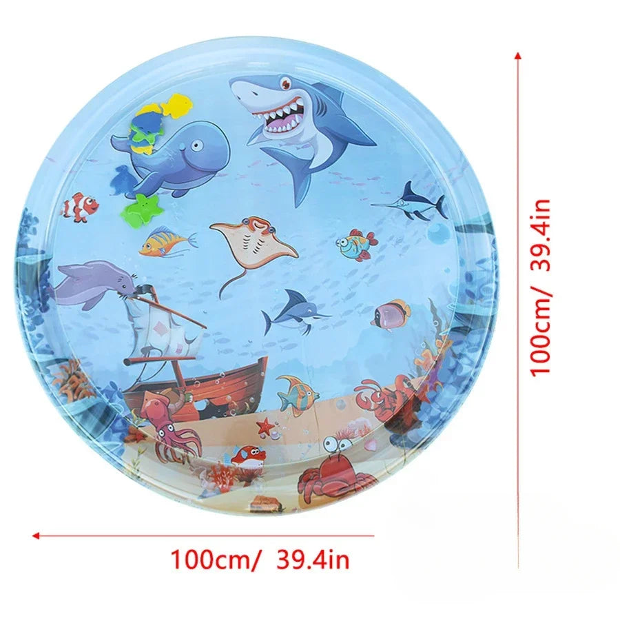 Cooling Pet Water Bed Cushion Thickened Inflatable Sensory Water Play Mat Puppy Rotundity Sleeping Mat Cat Bed Pets Accessories