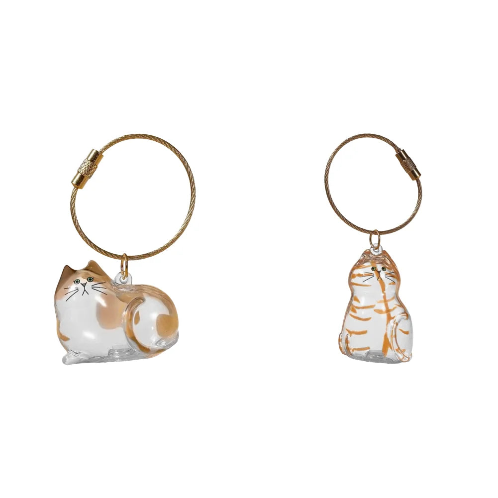 Transparent Cat Hair Storage Box Pendant Cat Hair Capsule Commemorative Collection Bag Pendant Keychain Cat Accessories