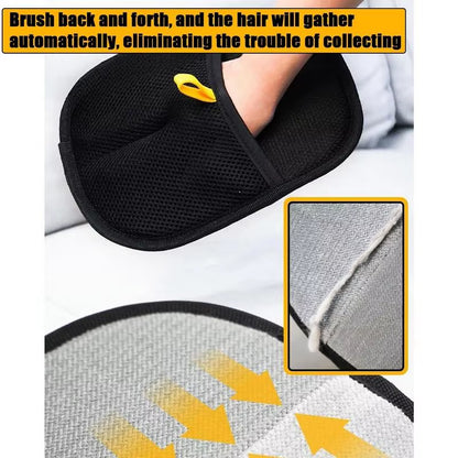 Pet Grooming Gloves Double-Sided Grooming Gloves for Pets Gentle Deshedding Mitt Massager Grooming Gloves for Long and Short