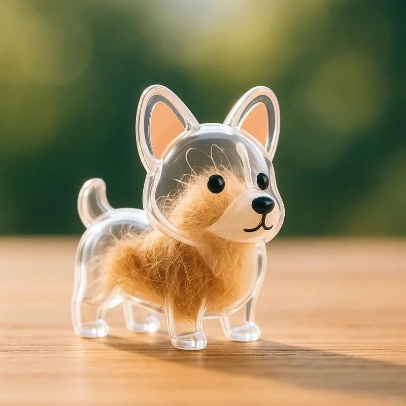 Puppy/Cat Hair Memorial Keepsake Capsule Pet'S Dog/Cat Fur Container Pet Hair Storage Keychain Decor Pet Lovers Pet Souvenirs