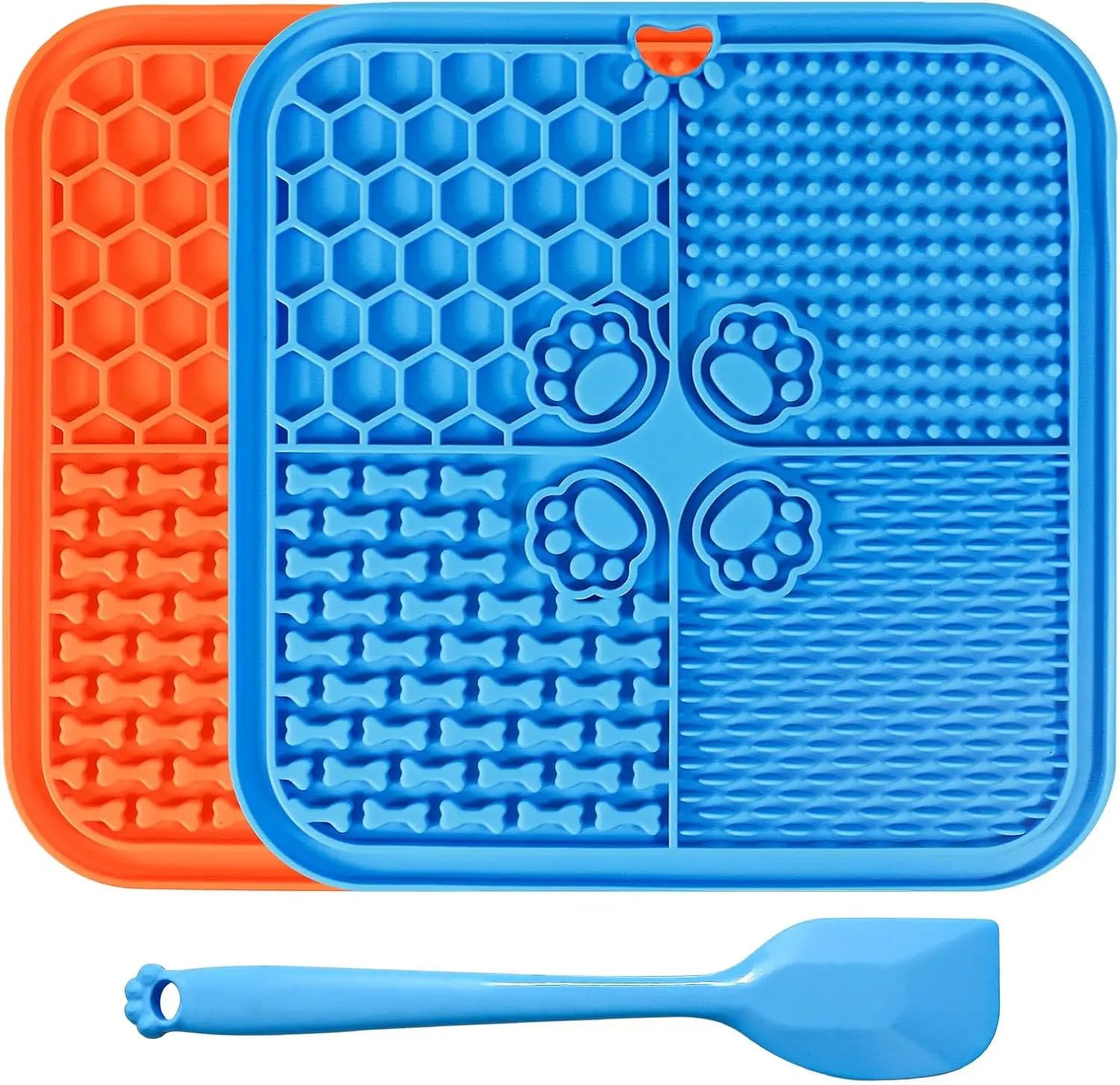 Lick Mat for Dogs, Dog Lick Mat with Suction Cups Dog Food Mat and Slow Feeder Cat Bowl for Dog Anxiety Relief.