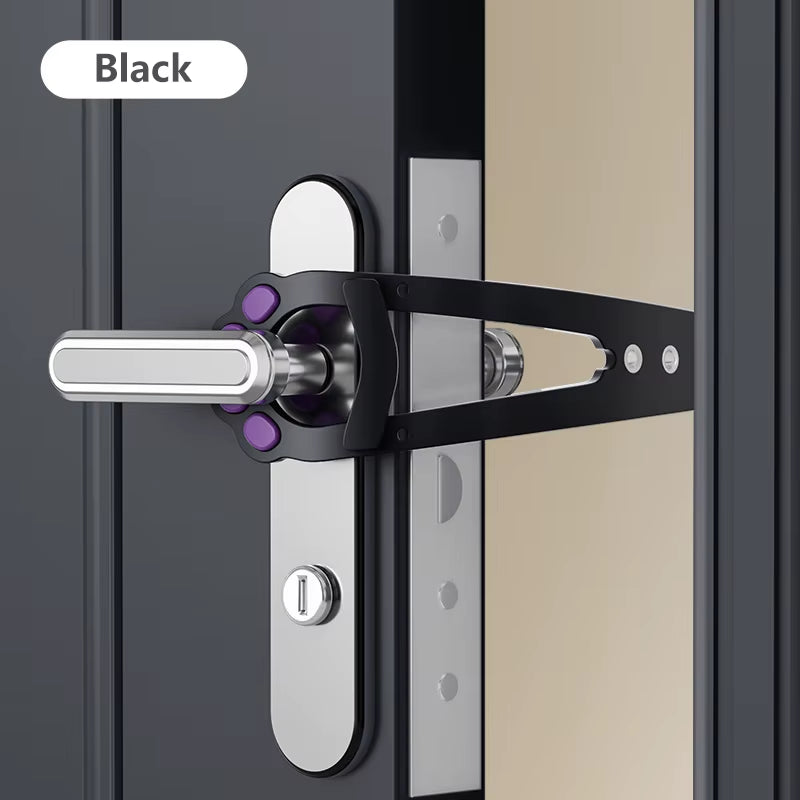 Punch-Free Pet Door Opener Adjustable Cat Door Holder Latch Easy Installation Pet Flap Door for Dog Cats Pet Supplies