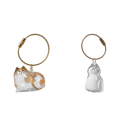 Transparent Cat Hair Storage Box Pendant Cat Hair Capsule Commemorative Collection Bag Pendant Keychain Cat Accessories